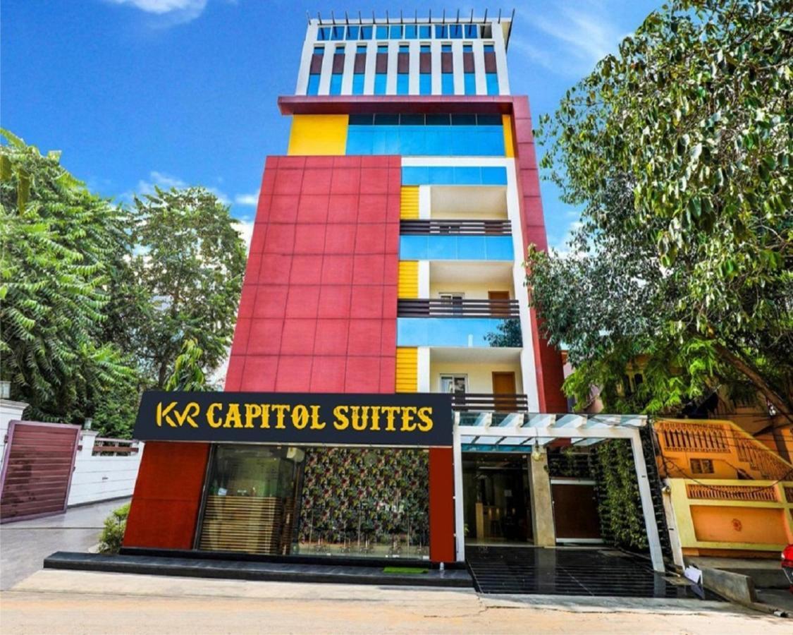 Kvr Capitol Suites Vijayawāda Exterior foto